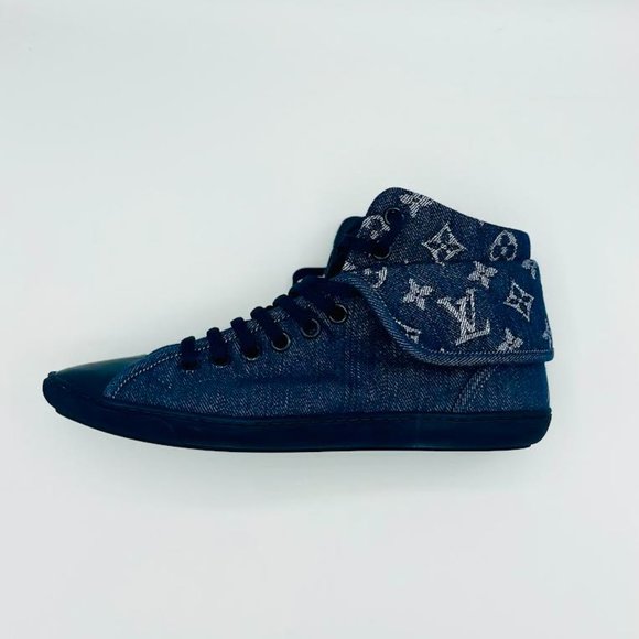 Louis Vuitton denim brae sneaker boots - Picture 3 of 5